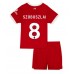 Liverpool Szoboszlai Dominik #8 Replika Babykläder Hemma matchkläder barn 2023-24 Korta ärmar (+ Korta byxor)
